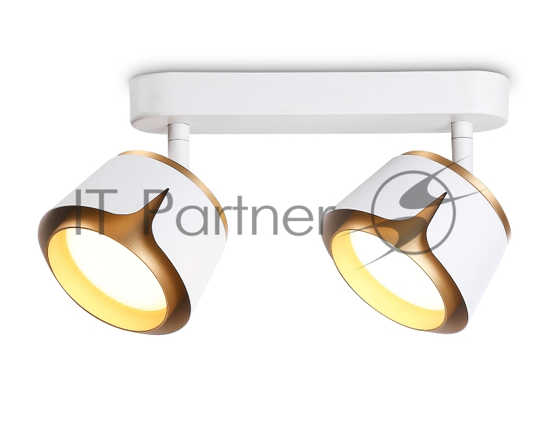Светильник Ambrella light TN71229/2 WH/GD белый/золото GX53/2 220*100*147