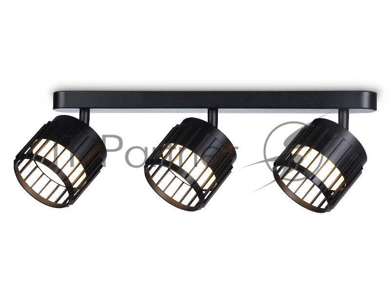 Светильник Ambrella light TN71168/3 BK черный GX53/3 400*100*125
