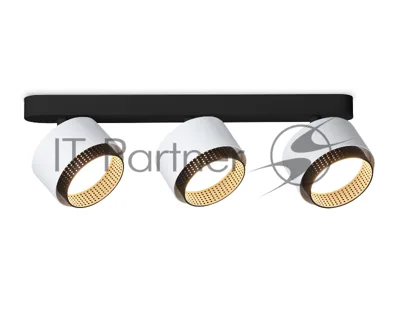 Светильник Ambrella light TN71291/3 WH/BK белый/черный GX53/3 max 12W 400*95*137
