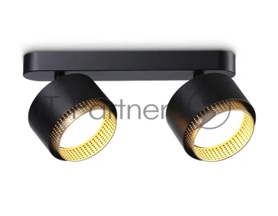 Светильник Ambrella light TN71288/2 BK/GD черный/золото GX53/2 max 12W 270*95*137