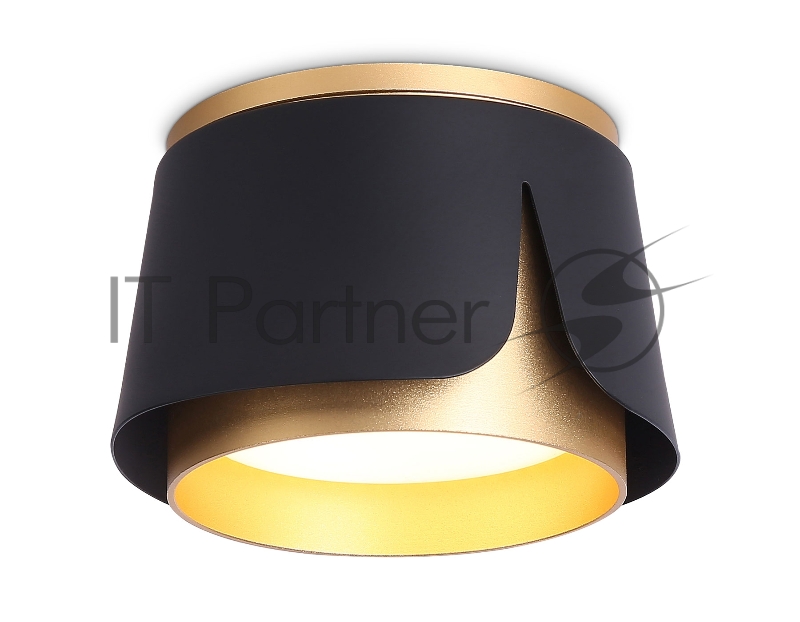 Светильник Ambrella light TN71222 BK/GD черный/золото GX53 D100*66
