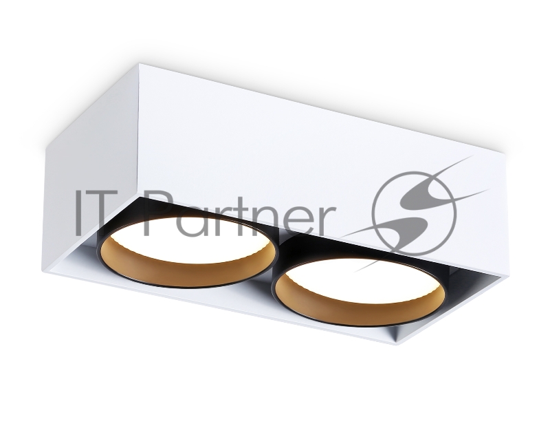 Светильник накладной TN70872/2 WH/BK белый/черный GX53/2 max 12W 185*92*62