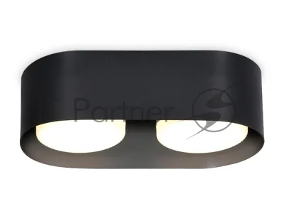 Светильник накладной TN70821/2 BK черный GX53/2 max 12W 200*100*60