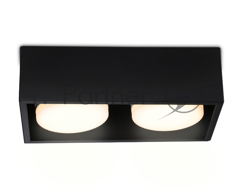 Светильник накладной TN70829/2 BK черный GX53/2 max 12W 200*100*60