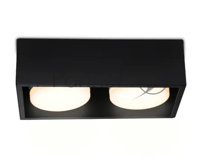 Светильник накладной TN70829/2 BK черный GX53/2 max 12W 200*100*60