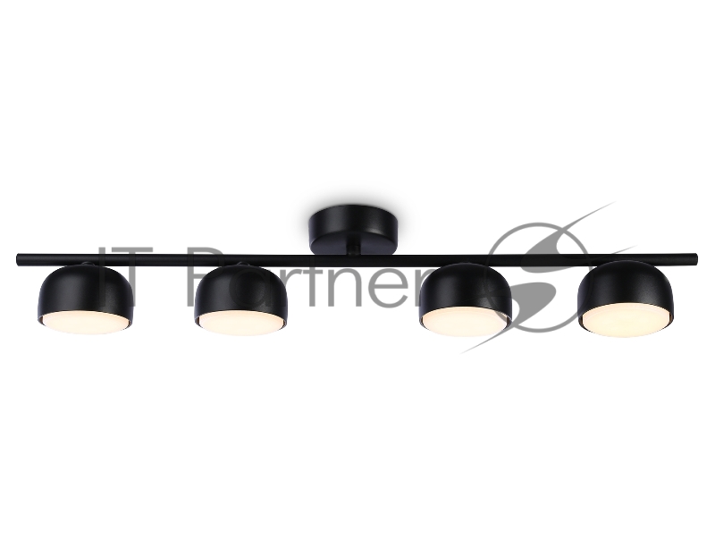 Светильник Ambrella light TN71029/4 BK черный GX53/4 max 12W 600*80*140