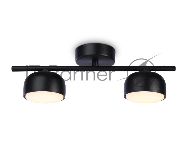 Светильник Ambrella light TN71024/2 BK черный GX53/2 max 12W 320*80*140