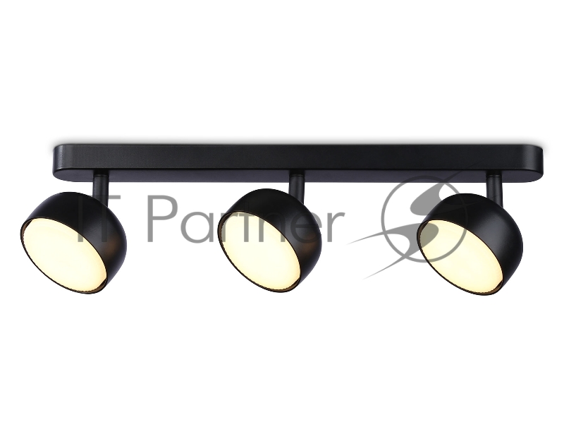 Светильник Ambrella light TN71018/3 BK черный GX53/3 max 12W 400*80*90