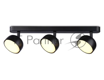 Светильник Ambrella light TN71018/3 BK черный GX53/3 max 12W 400*80*90