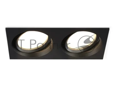 Светильник Ambrella light TN6661/2 BK черный IP44 GX53/2 220*110*48