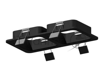 Корпус светильника C7906 SBK черный песок 180*90*H32mm MR16 GU5.3