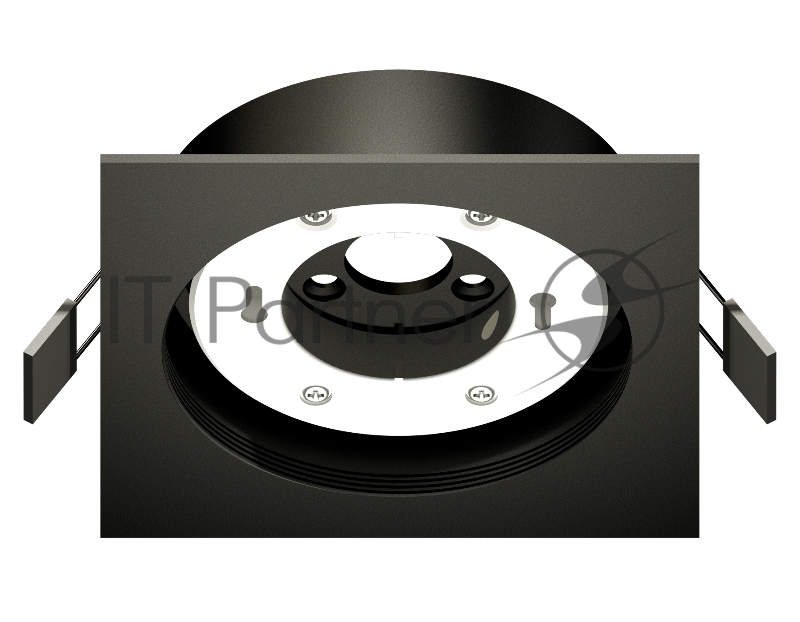 Корпус светильника C8062 SBK черный песок 110*110*H40mm Out2mm GX53