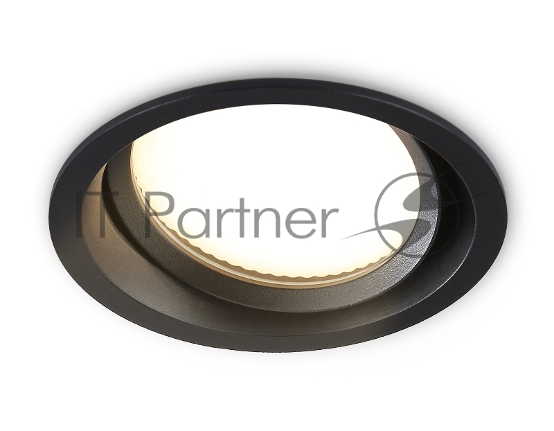 Светильник Ambrella light TN6653 BK черный IP44 GX53 D110*48