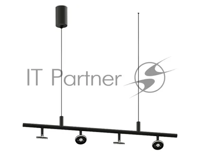 Корпус светильника C9002/4 SBK черный песок 800*60*1200mm MR16 GU5.3/4