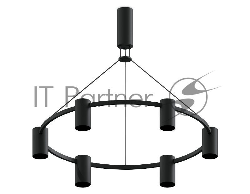 Корпус светильника C9022/6 SBK черный песок D695*1000mm MR16 GU5.3/6