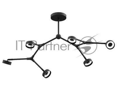 Корпус светильника C9056/6 SBK черный песок 1100*400*200mm GX53/6