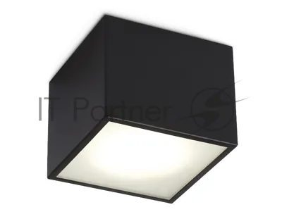 Светильник Ambrella light TN6532 BK черный IP44 GX53 100*100*80