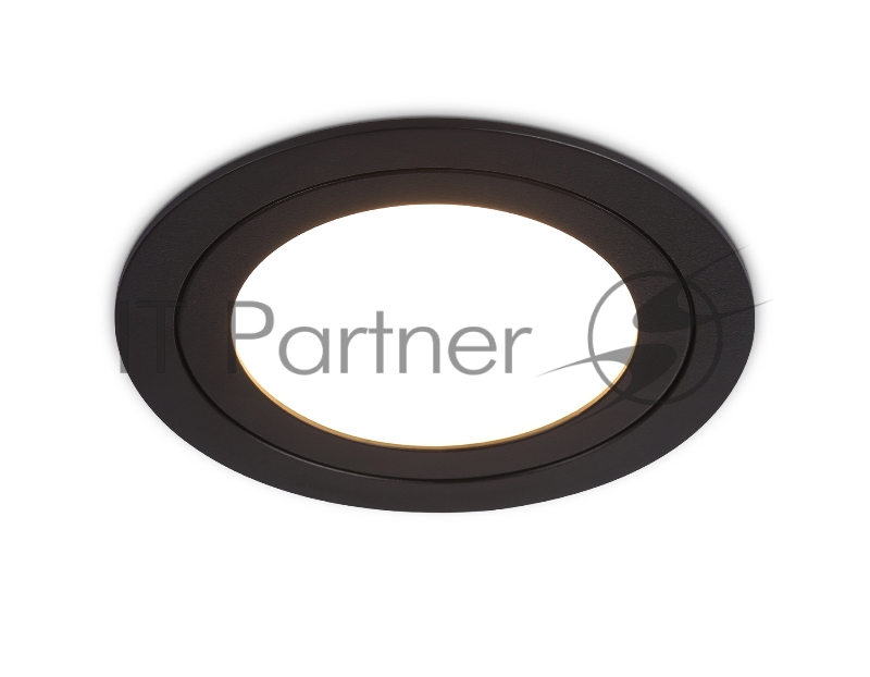 Светильник Ambrella light TN6604 BK черный IP44 GX53 max 15W D110*23