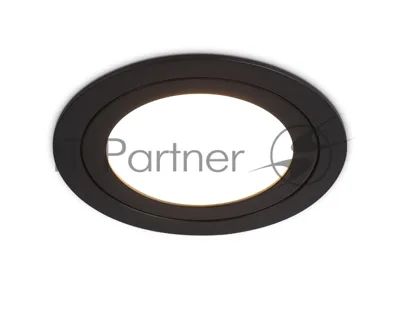 Светильник Ambrella light TN6604 BK черный IP44 GX53 max 15W D110*23