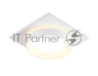 Светильник Ambrella light TN6709 WH белый IP44 GX53 max 15W 105*105*45