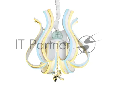 Светильник Ambrella light FL112/6 WH белый 156W 460*460*400 (ПДУ РАДИО 2.4)