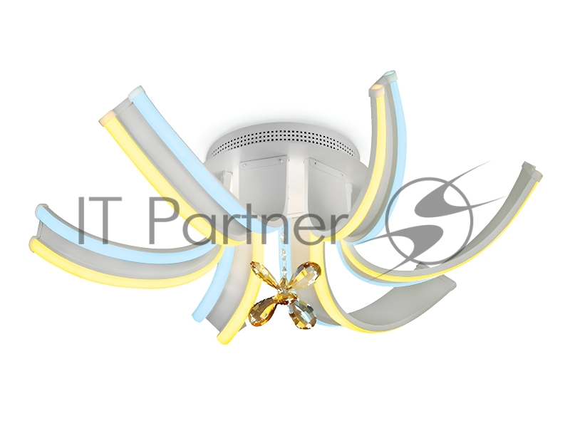 Светильник Ambrella light FL146/6 WH белый 84W 3000K/6400K 620*620*170 (ПДУ РАДИО 2.4)