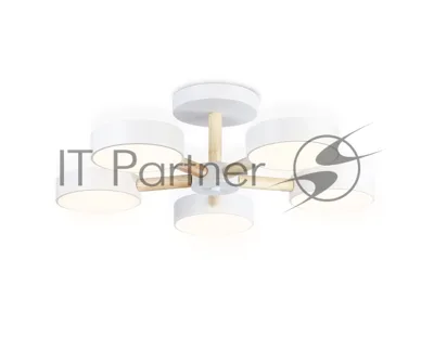Светильник Ambrella light FL4825/5 WH белый 3000K-6400K 65W D580*160 (ПДУ ИК)