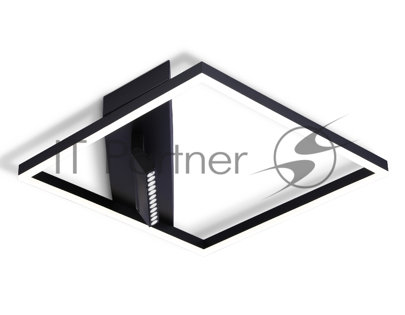 Светильник Ambrella light FL51464/1+1 BK черный 70W 3000K-6400K+4200K 500*500*110 (ПДУ РАДИО 2.4G)