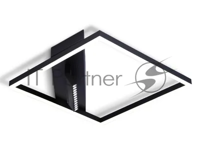 Светильник Ambrella light FL51464/1+1 BK черный 70W 3000K-6400K+4200K 500*500*110 (ПДУ РАДИО 2.4G)