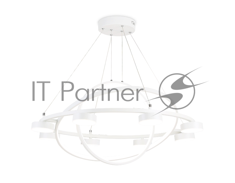 Светильник Ambrella light FL51777/3+8 WH белый 3000K/4200K/6400K 112W D800/580/400*1200 (ПДУ ИК)