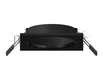 Корпус светильника C7632 SBK черный песок 92*92*H25mm MR16 GU5.3