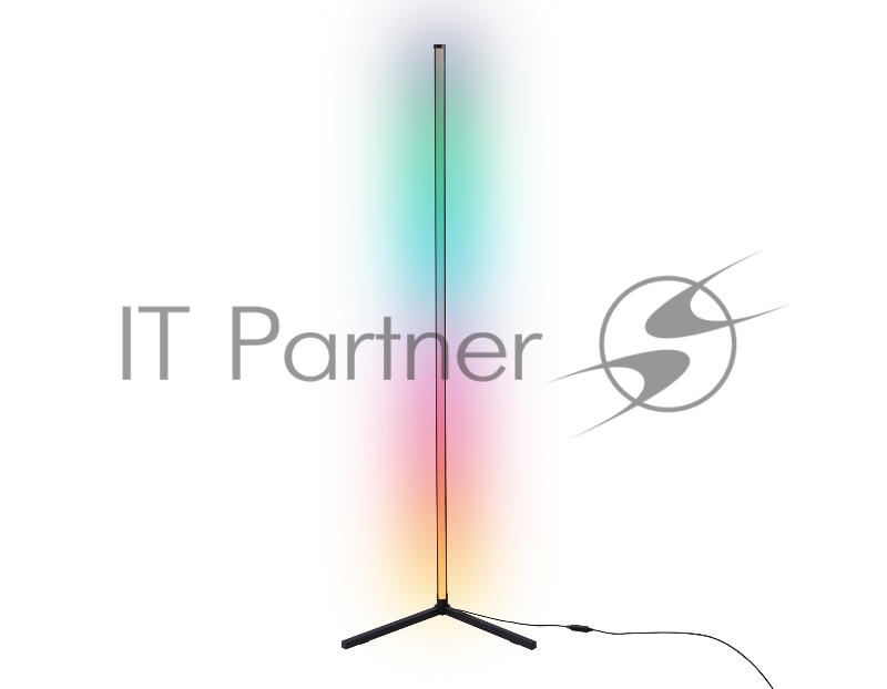 Светильник Ambrella light FL8027 BK черный LED 20W RGB D32*1650 (ПДУ РАДИО 2.4G)