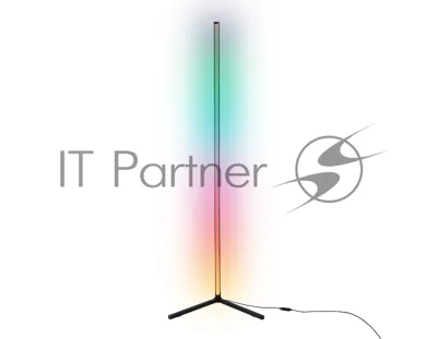 Светильник Ambrella light FL8027 BK черный LED 20W RGB D32*1650 (ПДУ РАДИО 2.4G)