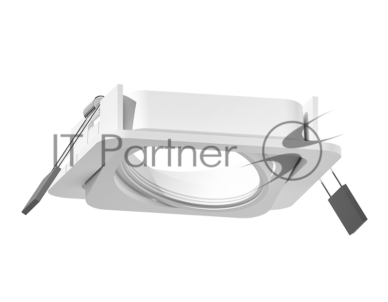 Корпус светильника C7658 SWH белый песок 120*120*H25mm MR16 GU5.3