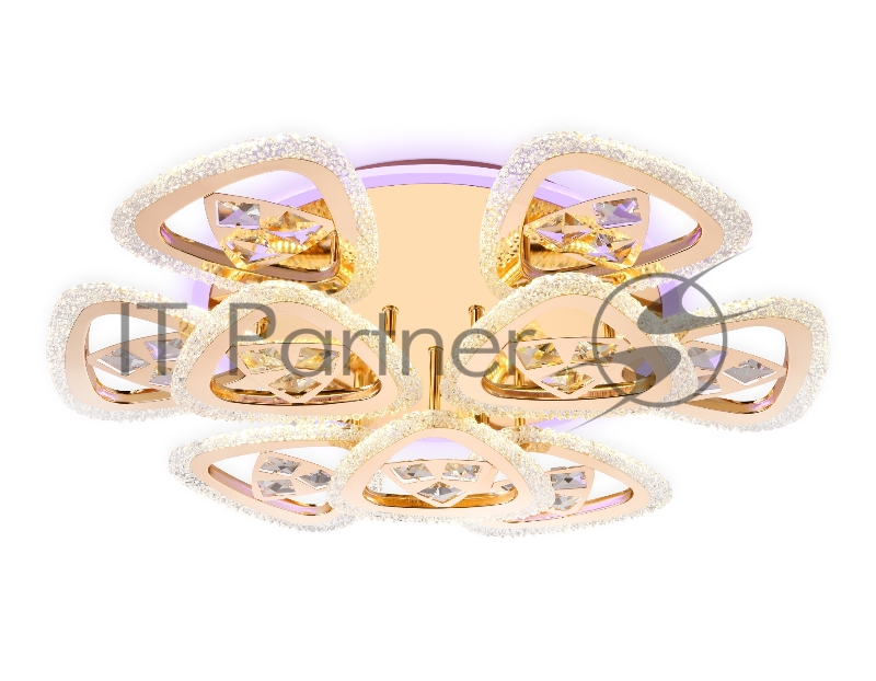 Светильник Ambrella light FA2923 GD золото 138W 600*600*130 (ПДУ РАДИО 2.4)