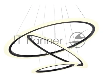 Светильник Ambrella light FA4361/3 BK черный 145W 3000K/4200K/6400K D770*800 (ПДУ РАДИО 2.4G)