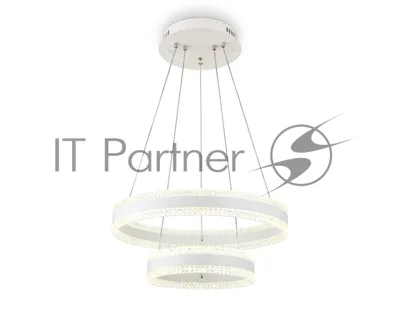Светильник Ambrella light FA6175/2 WH белый 108W 3000K+6400K/3000K/6400K/4200K+4200K D500*630 (ПДУ РАДИО 2.4G)