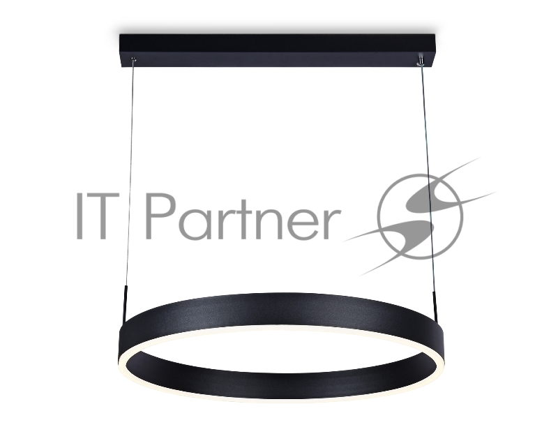 Светильник Ambrella light FA6606 BK черный 51W D600*700 (ПДУ РАДИО 2.4G)