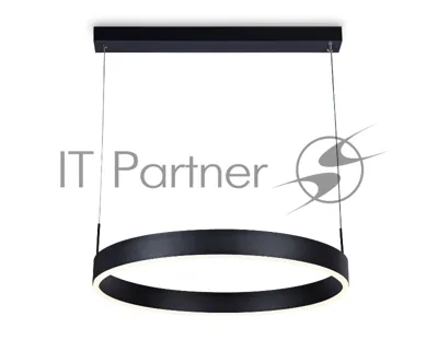 Светильник Ambrella light FA6606 BK черный 51W D600*700 (ПДУ РАДИО 2.4G)