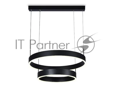 Светильник Ambrella light FA6612/2 BK черный 85W D400/600*730 (ПДУ РАДИО 2.4G)