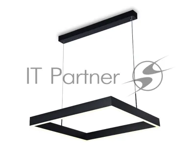 Светильник Ambrella light FA6626 BK черный 65W 600*600*720 (ПДУ РАДИО 2.4G)