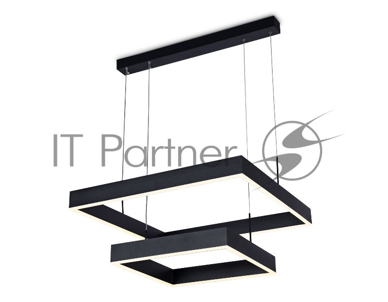 Светильник Ambrella light FA6633/2 BK черный 108W 600*600*720 (ПДУ РАДИО 2.4G)