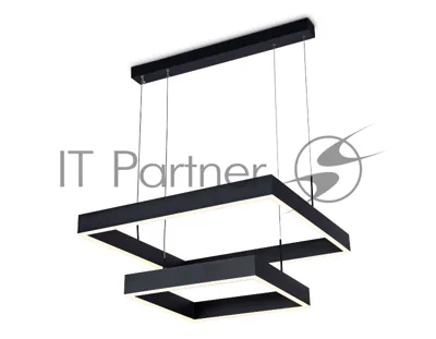 Светильник Ambrella light FA6633/2 BK черный 108W 600*600*720 (ПДУ РАДИО 2.4G)