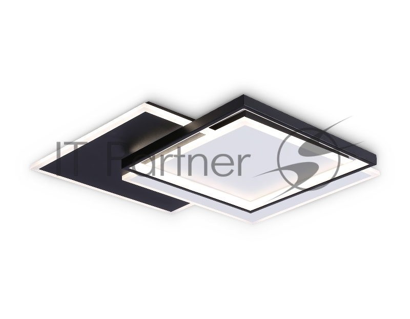 Светильник Ambrella light FA7723 WH/BK белый/черный 3000K-6400K 82W 500*500*70 (ПДУ РАДИО 2.4G)