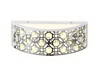 Светильник Ambrella light FA9411 WH/CH белый/хром 4200K 12W 300*110*100