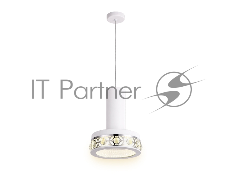 Светильник Ambrella light FA9488 WH/CH белый/хром 4200K 18W D200*590 (без ПДУ)