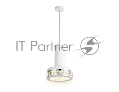 Светильник Ambrella light FA9488 WH/CH белый/хром 4200K 18W D200*590 (без ПДУ)