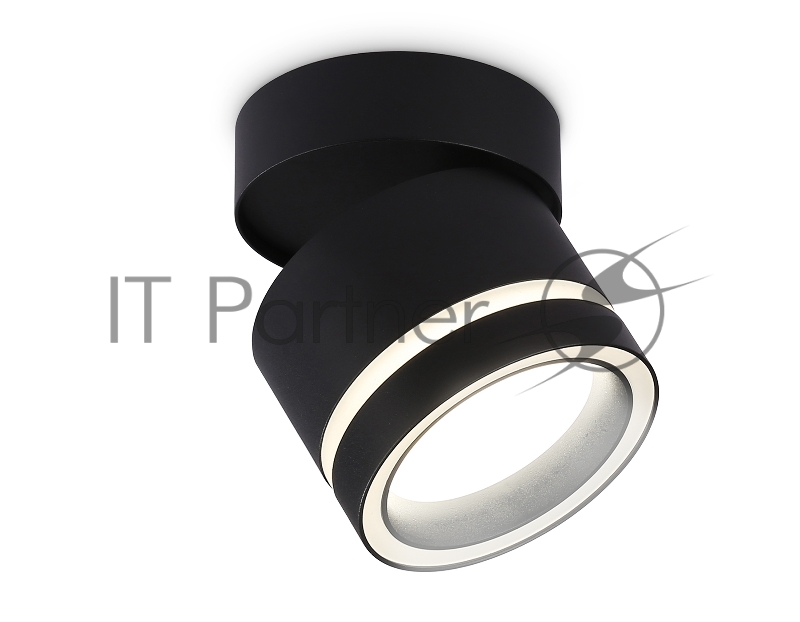 Светильник Ambrella light TA1445 BK/FR черный/белый матовый GX53 max 12W D85*90