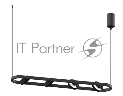 Корпус светильника C9164/4 SBK черный песок 800*126*800mm GX53/4