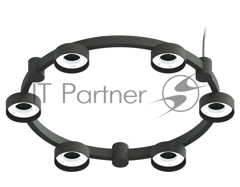 Корпус светильника C9232/6 SBK черный песок D550*70.5mm GX53/6